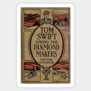 Vintage book cover Sticker